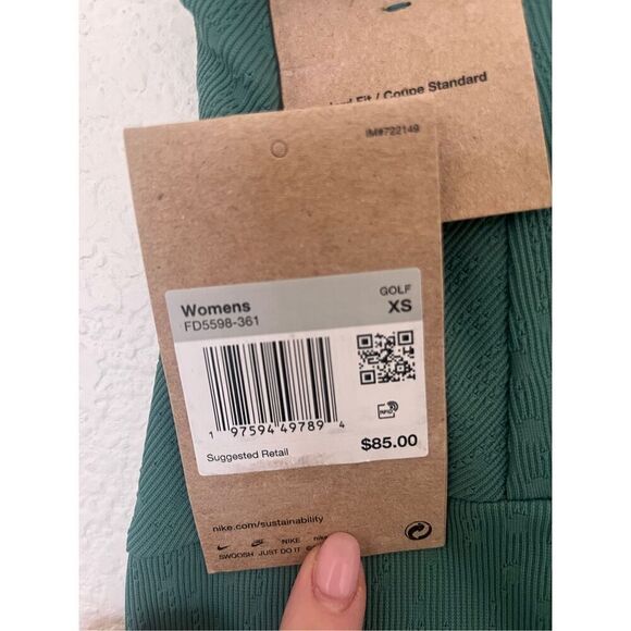 NEW Nike Tour Women's Dri-FIT ADV Golf Skirt Skort $85 Emerald Green - Picture 6 of 6